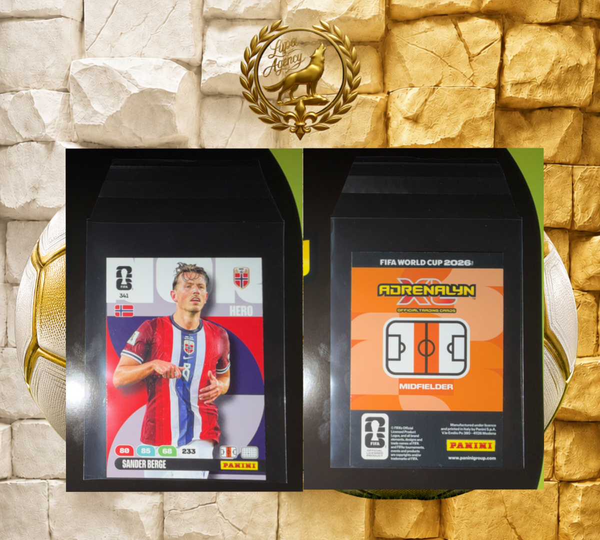 Panini FIFA World Cup 2026 Adrenalyn XL #341 Sander Berge Norway Original - FIFA WM 2026 - Panini Sammelkarten- Nr. 341 - Sander Berge - Norwegen