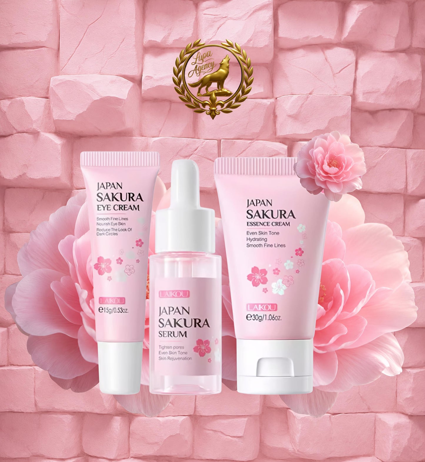 Beauty Set Sakura 3-teilig