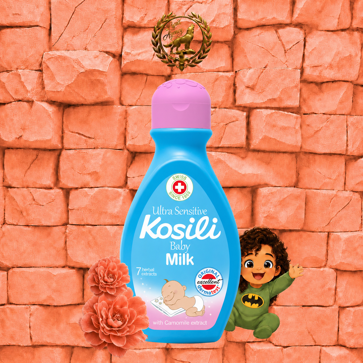 Kosili Baby Milk - Baby Bodymilk - Bodymilk for Babys - Kosili - Babys