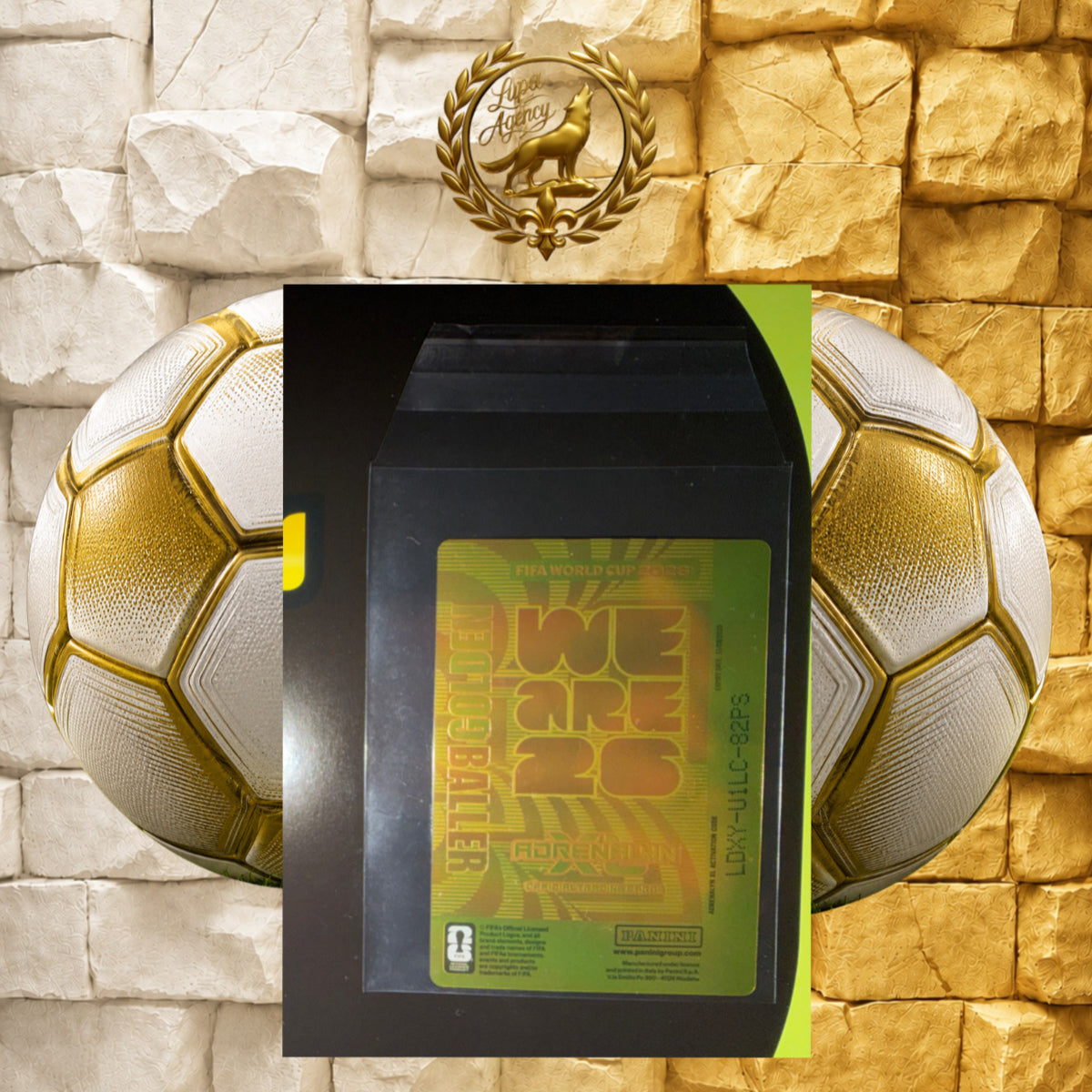 Panini FIFA World Cup 2026 Adrenalyn XL #1 Lionel Messi Argentina Gold Original - FIFA WM 2026 - Panini Sammelkarten- Nr. 1 - Messi - Argentinien