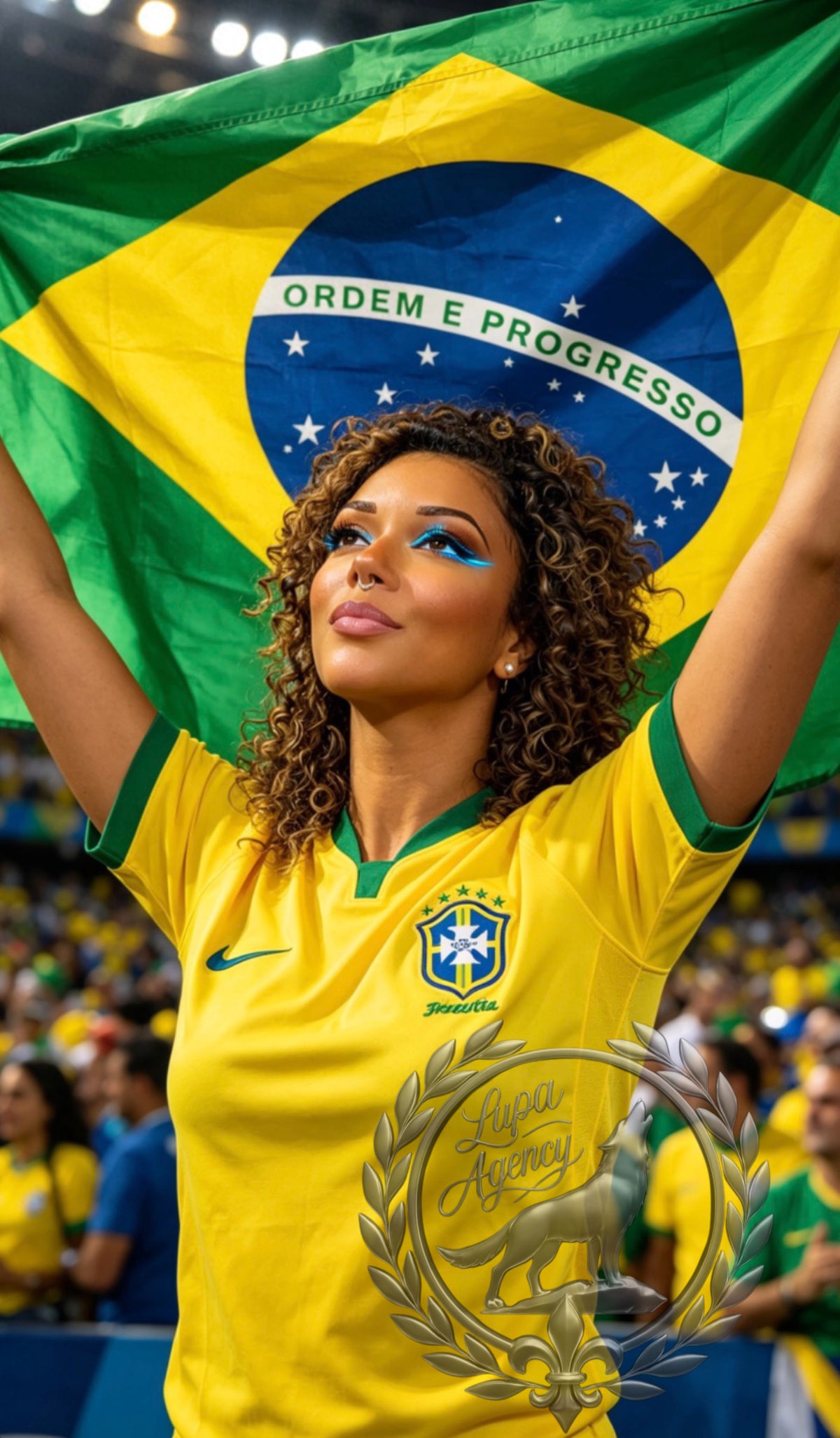 Brasilien Flagge - Brazil Flag - FIFA Worldcup - WM 2026 - National Flag