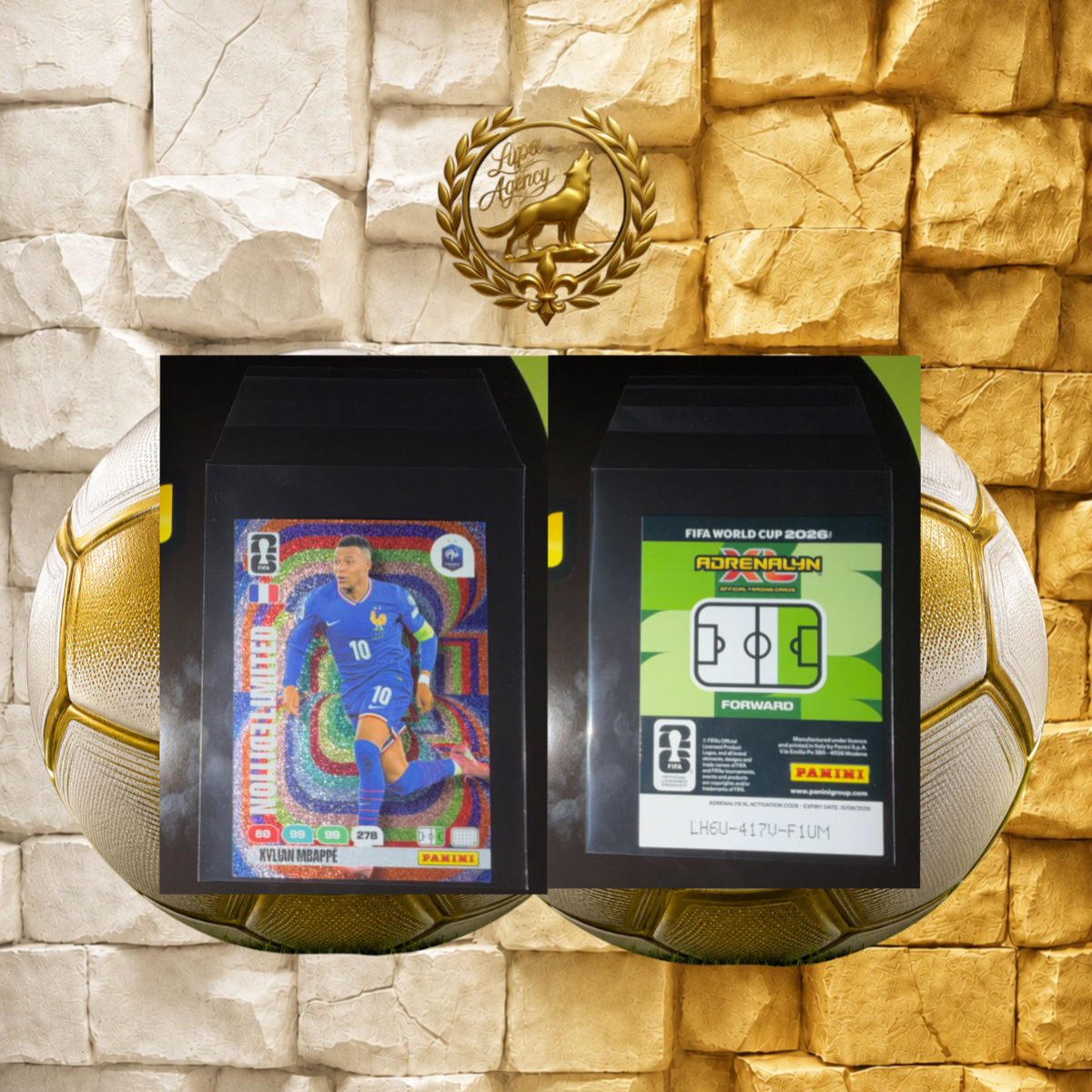 Panini FIFA World Cup 2026 Adrenalyn XL Limited Edition Kylian Mbappé France Original - FIFA WM 2026 - Panini Sammelkarten - Kylian Mbappé - Limited Edition - Frankreich