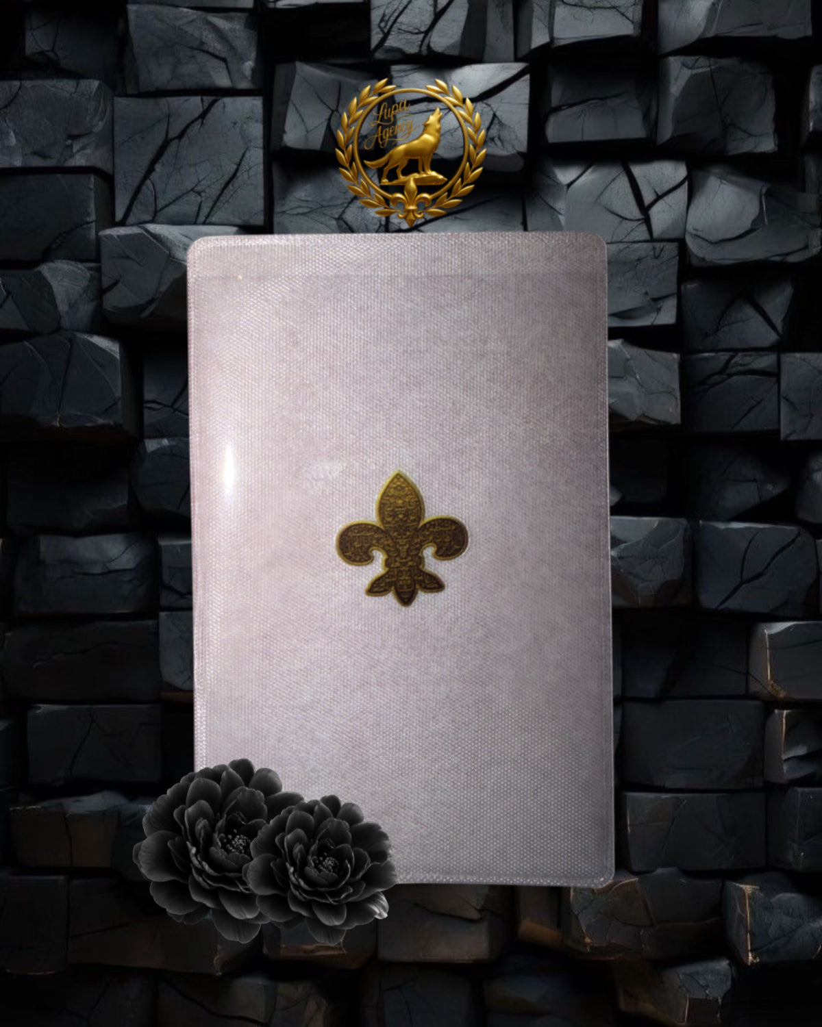 Kartenhülle mit Emblem - Card Sleeve - Golden Ljiljan - Goldene Lilie
