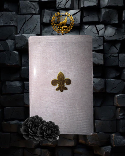 Kartenhülle mit Emblem - Card Sleeve - Golden Ljiljan - Goldene Lilie
