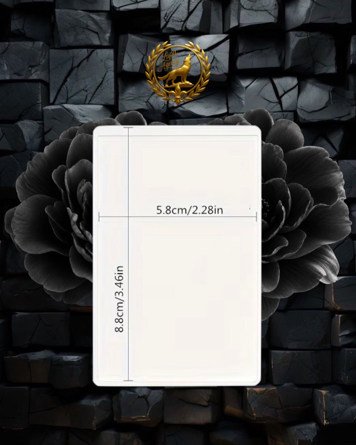 Kartenhülle mit Emblem - Card Sleeve - Golden Emblem - Golden Couple