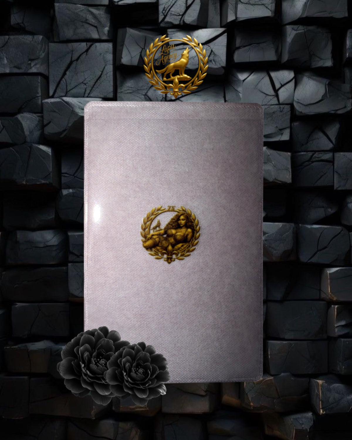 Kartenhülle mit Emblem - Card Sleeve - Golden Emblem - Woman