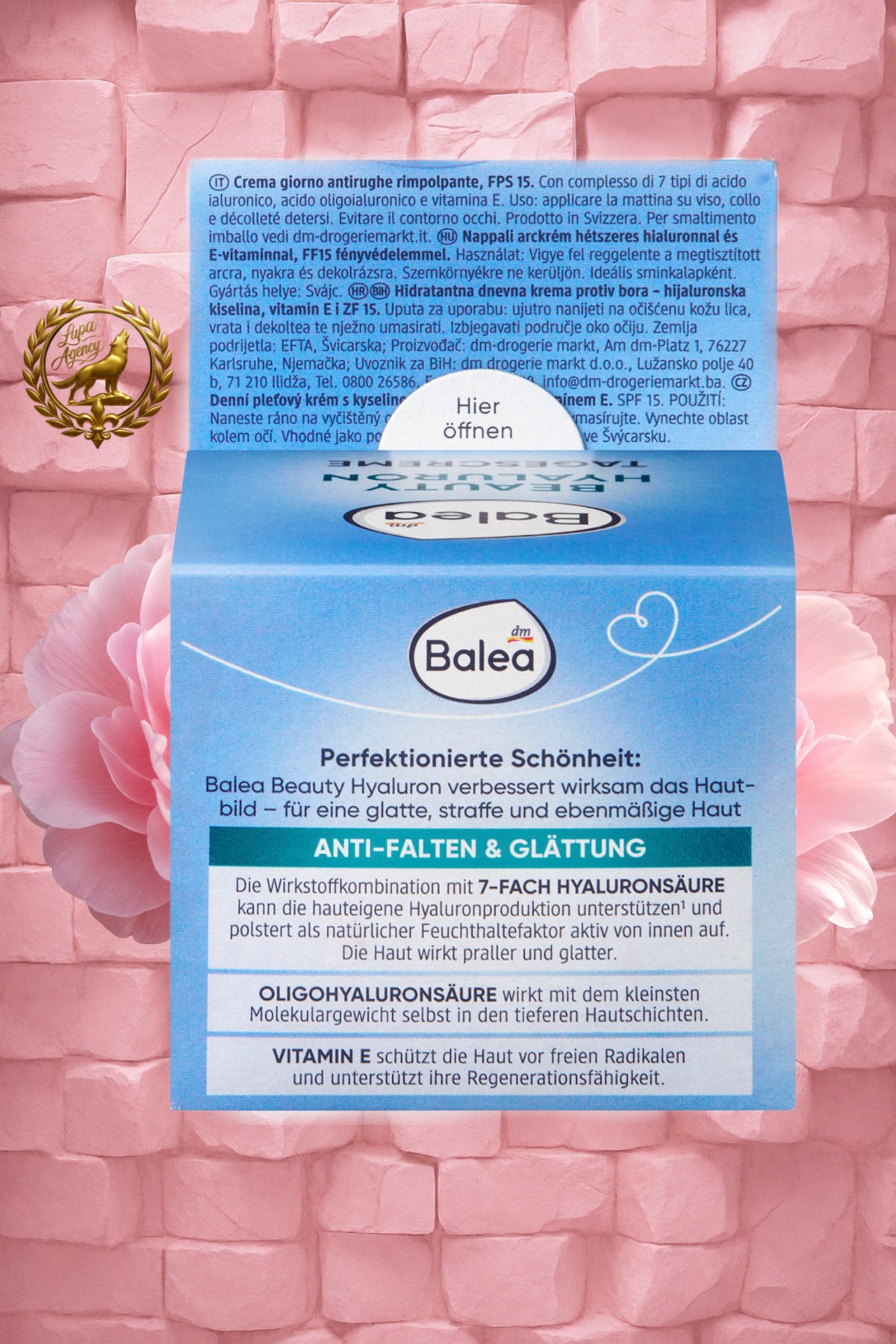 Balea - Gesichtscreme Hyaluron Beauty - LSF 15 - Hyaluron - Beauty - 50ml