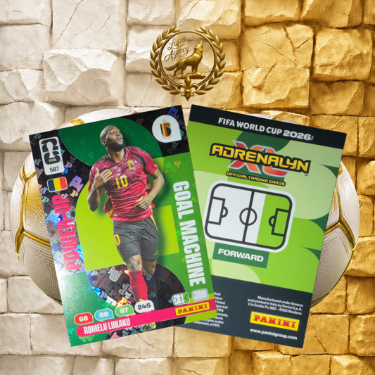 Panini FIFA World Cup 2026 Adrenalyn XL #587 Romelu Lukaku Belgium Goal Machine Original - FIFA WM 2026 - Panini Sammelkarten- Nr.587 - Romelu Lukaku - Goal Machine - Belgien
