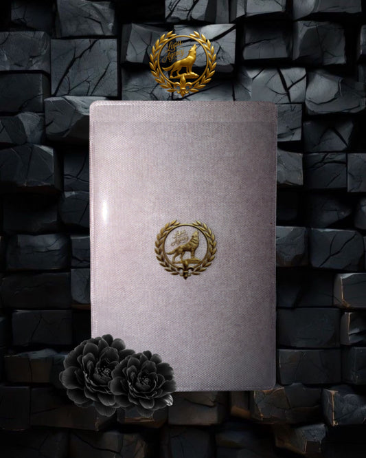 Karten Hülle mit Emblem - Card Sleeve - Golden Emblem - Lupa Agency