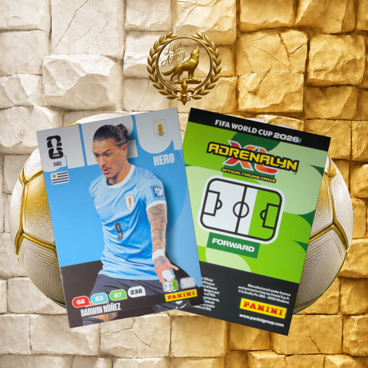 Panini FIFA World Cup 2026 Adrenalyn XL #501 Darwin Núñez Uruguay Original - FIFA WM 2026 - Panini Sammelkarten- Nr. 501 - Darwin Núñez - Uruguay