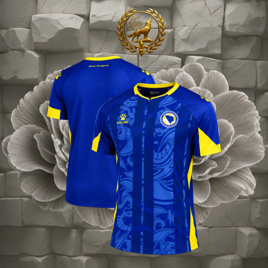 BiH Trikot - Trikot Blau - Bosnien - Fußball Trikot - Bosnien Herzegowina -