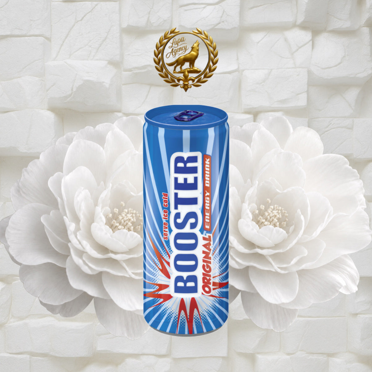 Booster - Energy Drink - Original Flavor - Blue Can