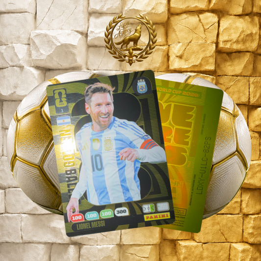 Panini FIFA World Cup 2026 Adrenalyn XL #1 Lionel Messi Argentina Gold Original - FIFA WM 2026 - Panini Sammelkarten- Nr. 1 - Messi - Argentinien