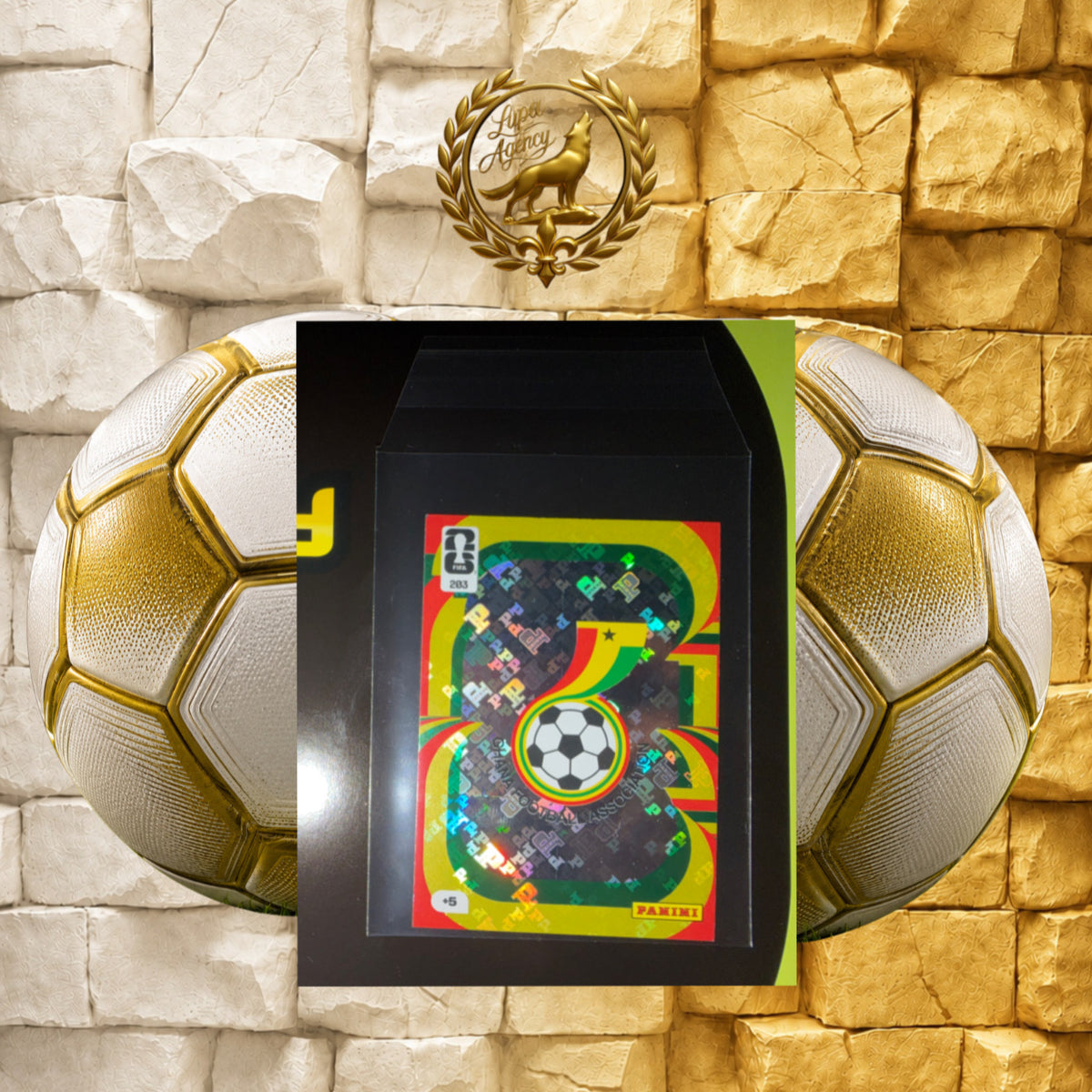 Teamwappen Ghana 2026 Panini FIFA - Weltmeisterschaft #203-Team Crest 2026 Panini FIFA World Cup #203 - FIFA WM 2026-Panini Sammelkarte - Nr 203 - Ghana