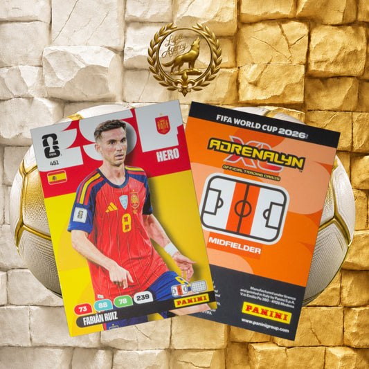 Panini FIFA World Cup 2026 Adrenalyn XL #451 Fabián Ruiz Spain Original - FIFA WM 2026 - Panini Sammelkarten- Nr. 1 - Fabián Ruiz - Spanien -