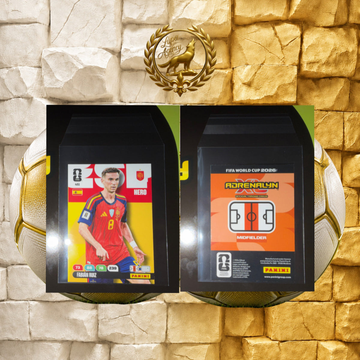 Panini FIFA World Cup 2026 Adrenalyn XL #451 Fabián Ruiz Spain Original - FIFA WM 2026 - Panini Sammelkarten- Nr. 1 - Fabián Ruiz - Spanien -