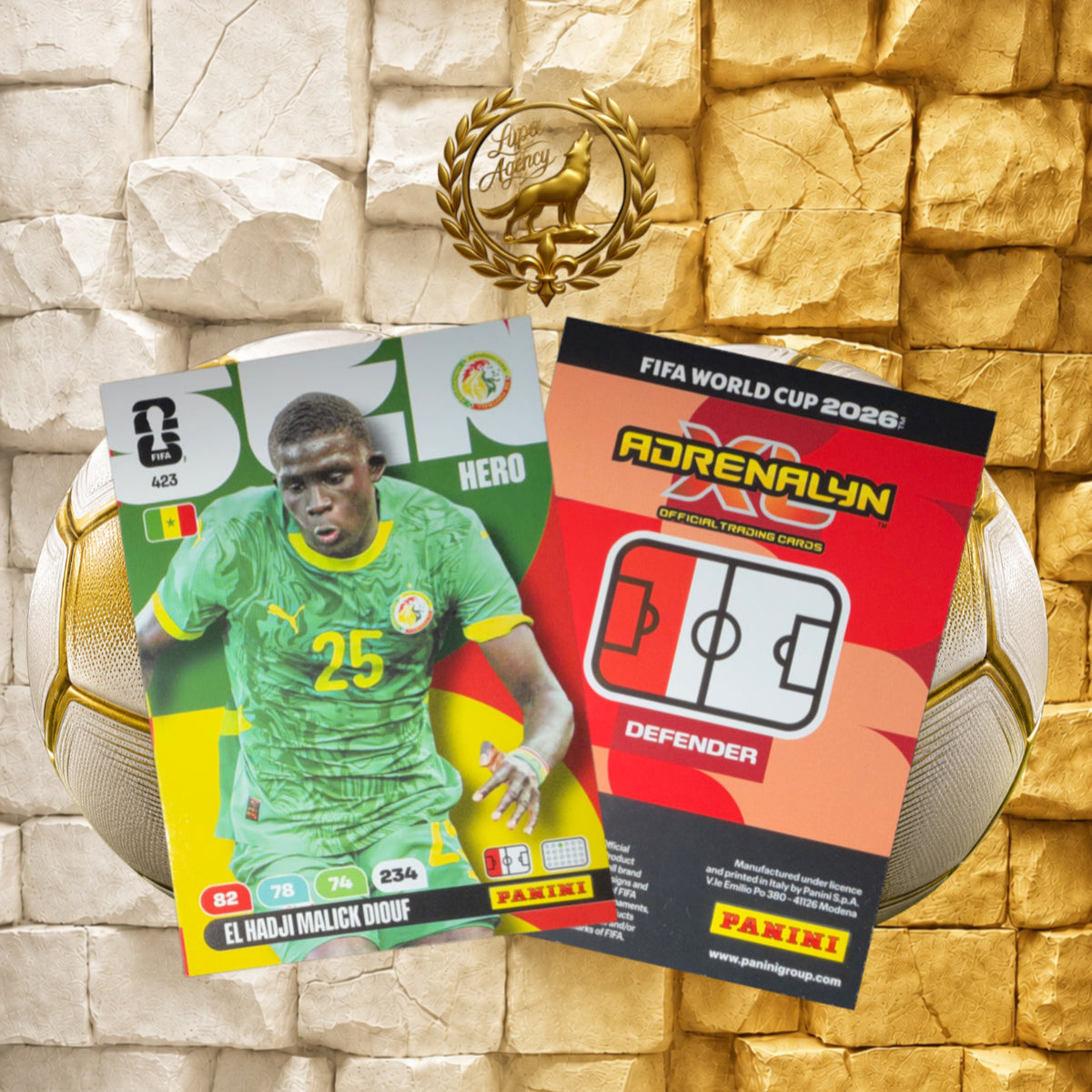 Panini FIFA World Cup 2026 Adrenalyn XL #423 El Hadji Malick Diouf Senegal Original - FIFA WM 2026 - Panini Sammelkarten- Nr. 423 - El Hadji Malick Diouf - Senegal