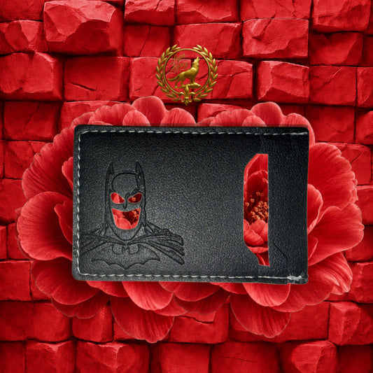 ID Hülle in Lederoptik - Hülle für Personalausweis - Card Sleeve - Batman - Black